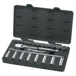 23PC 1/2"DR SAE SKT SET(STD/DE-APEX/COOPER-329-80707