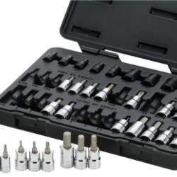 36PC MASTER TORX SET W/HEX SKT-APEX/COOPER-329-80726