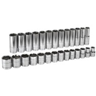 27PC MASTER 1/2 DR SAE SOCKET-APEX/COOPER-329-80729