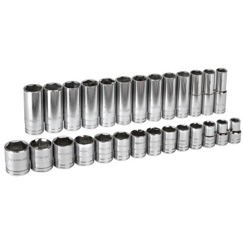 27PC MASTER 1/2 DR SAE SOCKET-APEX/COOPER-329-80729