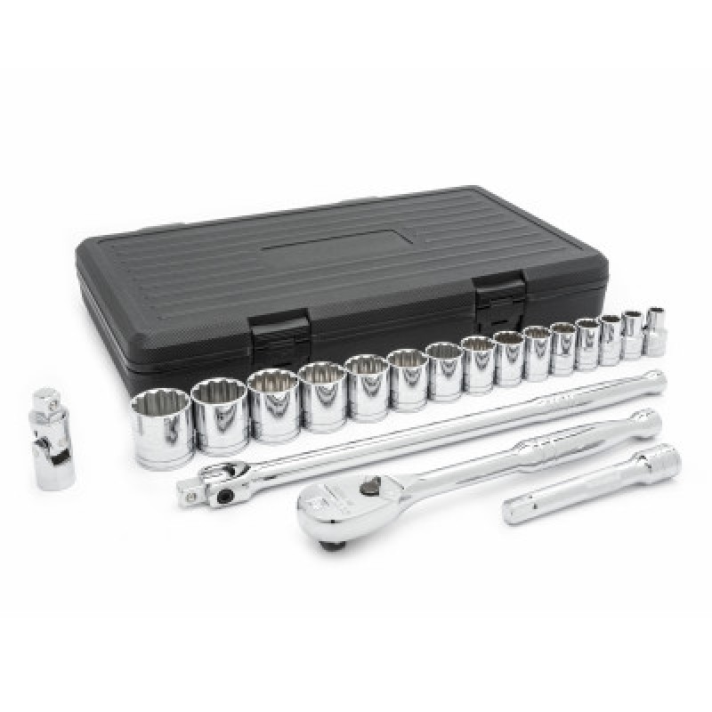 SET SKT 19PC 1/2DR 12PT-APEX/COOPER-329-80792