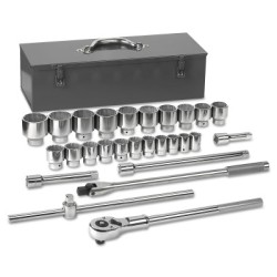 27PC 3/4" DR 12PT SOCKETSET-APEX/COOPER-329-80880
