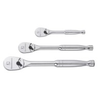 3-PC FULL POLISH MXD RATCHET ST 1/4"  3/8"  1/2"-APEX/COOPER-329-81206P