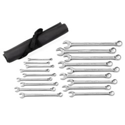 18 PC. 12 POINT LONG PATTERN COMB MET WRENCH SET-APEX/COOPER-329-81920