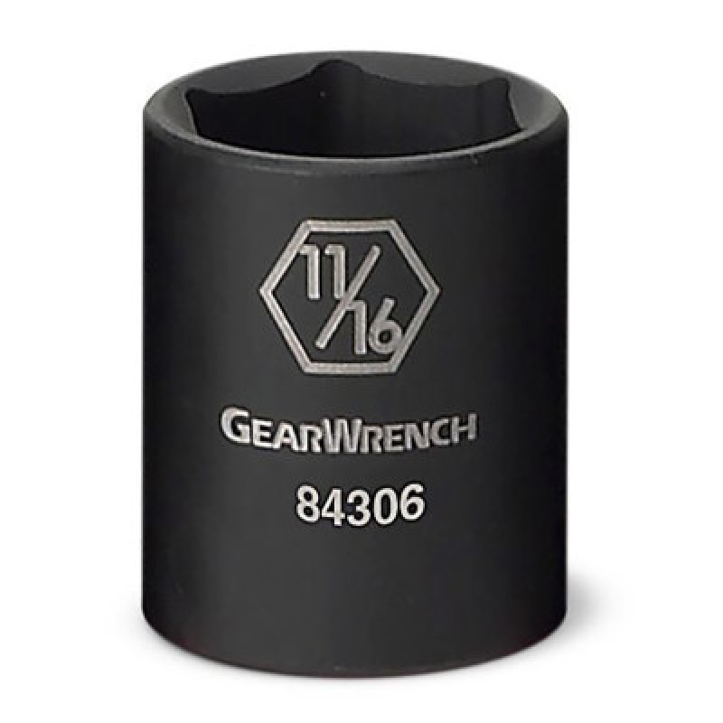 3/8" DRIVE 6 POINT STANDARD IMPACT SAE SOCKET 1"-APEX/COOPER-329-84388N