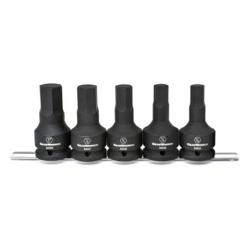 SET SKT 3/4"DR HEX BIT 5PC SAE-APEX/COOPER-329-84899
