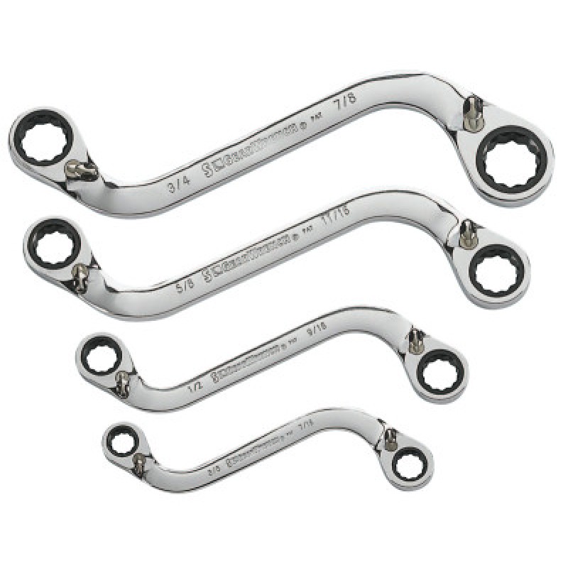 4PC SAE SET REVERSIBLE(S) WRENCH-APEX/COOPER-329-85399