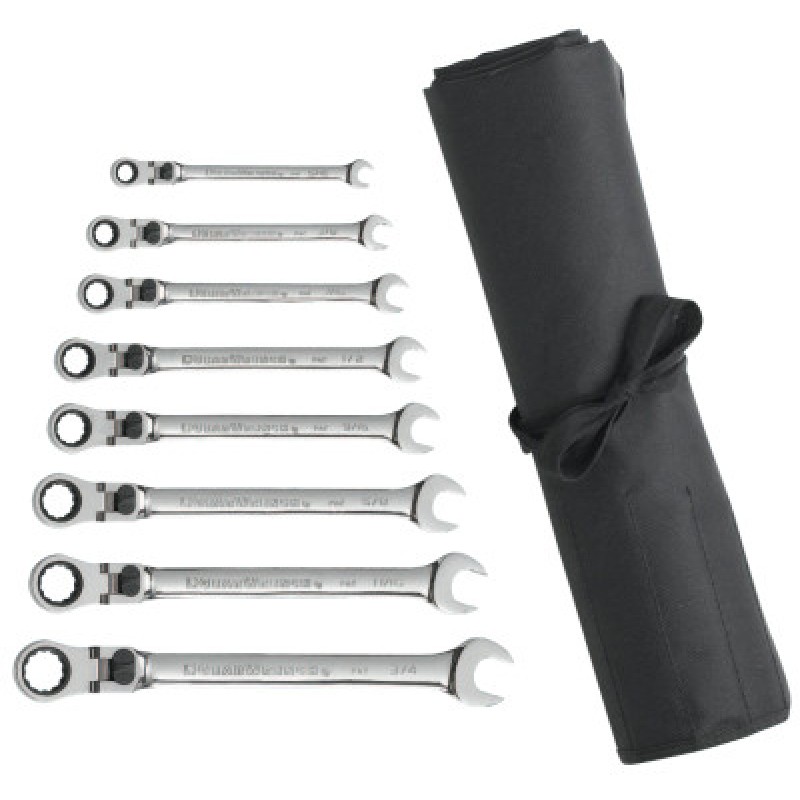 8PC SAE XL LOCKING FLEXRAT COMBO WR SET-APEX/COOPER-329-85798R