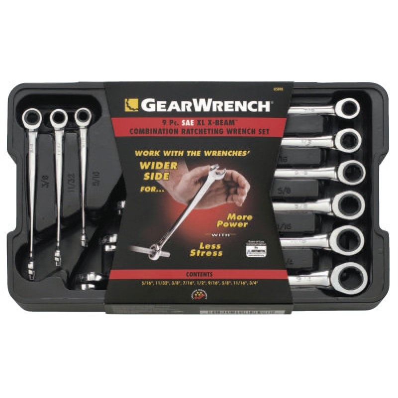 9PC SET SAE X-BEAM 5/1611994-APEX/COOPER-329-85898