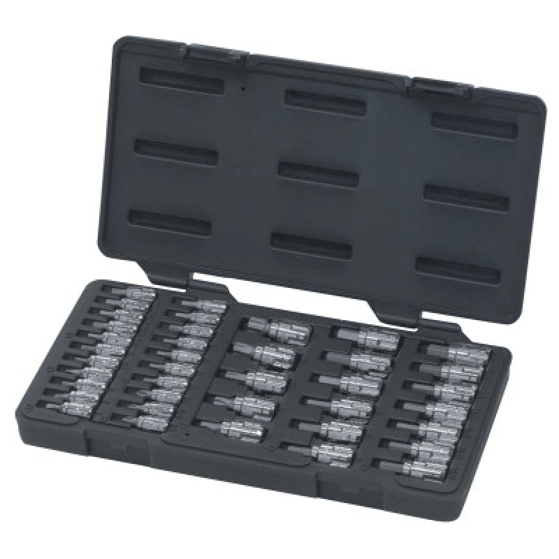 39PC 1/4 & 3/8 DR XL PASS-THRU BIT SET-APEX/COOPER-329-890040