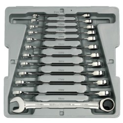 12PC METRIC RATCHETING WRENCH SET-APEX/COOPER-329-9412