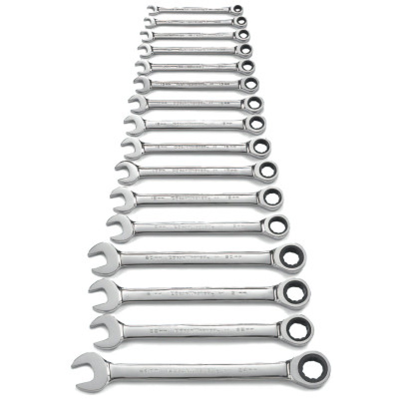 16PC METRIC MASTER RATCHETING WR SET-APEX/COOPER-329-9416