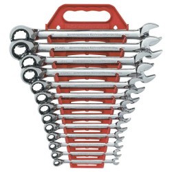 13PC REVERSIBLE COMB RATWRENCH SAE NON CAPSTOP-APEX/COOPER-329-9509N