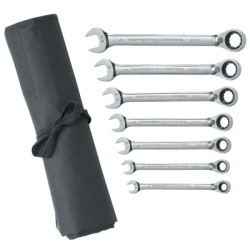 7PC REVERSIBLE COMB RATCHETING SAE NON CAPSTOP-APEX/COOPER-329-9567RN