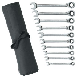 10PC REVERSIBLE COMB RATCHETING MET NON CAPSTOP-APEX/COOPER-329-9601RN