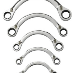 5PC METRIC HALF MOON RATCHETING WR SET-APEX/COOPER-329-9850