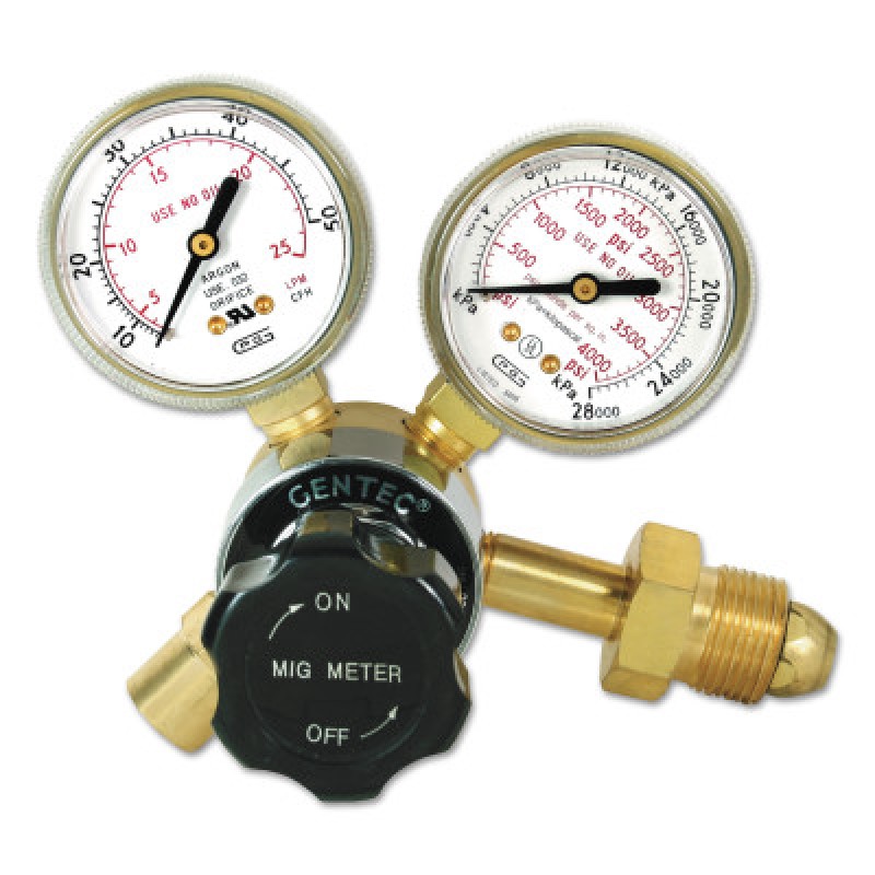 GW 33-190AR-50 &MIG METER8 ARGON- CGA580-GENSTAR TECHNOL-331-190AR-50