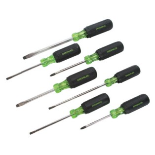 7-PC SCREWDRIVER SET-GREENLEE TEXTRO-332-0153-02C