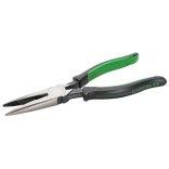 8" LONG NOSE SIDE CUTPLIERS W/MOLDED GRIP-GREENLEE TEXTRO-332-0351-08M