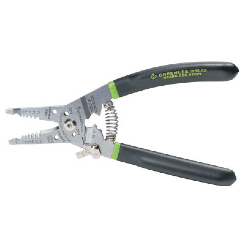 SS WIRE STRIPPER PRO 10-18AWG-GREENLEE TEXTRO-332-1955-SS