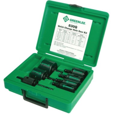 02806 HOLE SAW KIT-GREENLEE TEXTRO-332-830Q