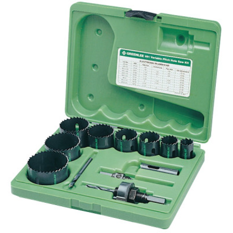 03480 ELE/PLMB HOLESAW KIT-GREENLEE TEXTRO-332-891