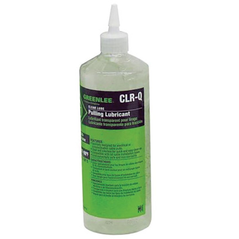 LUBE  CABLE-CLEAR 1-QUART(CLR-Q)-GREENLEE TEXTRO-332-CLR-Q