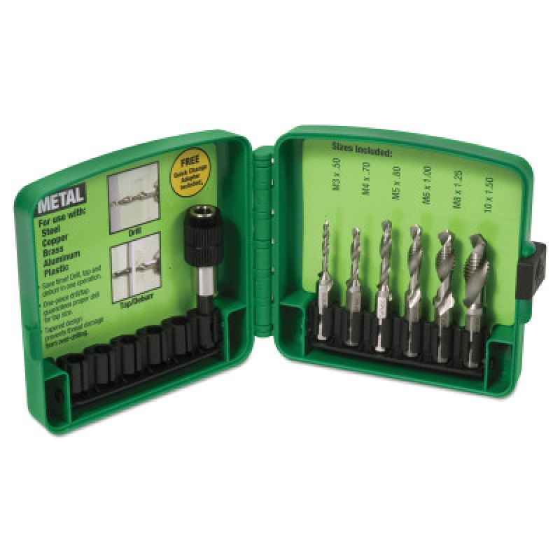 DRILL/TAP KIT- METRIC (POP)-GREENLEE TEXTRO-332-DTAPKITM