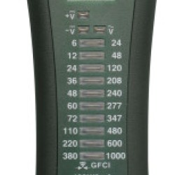 LCD VOLTAGE TESTER GFCI-GREENLEE TEXTRO-332-GT-95