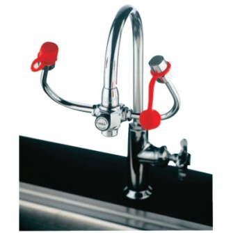 EMERGENCY EYESAFE-X FAUCET MOUNTED EYE WASH-GUARDIAN *333*-333-G1101