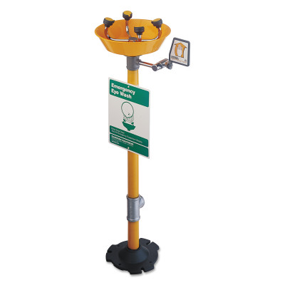 4-HEAD EYE/FACE WASH PEDESTAL MOUNTED-GUARDIAN *333*-333-G1704P