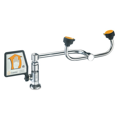 2-HEAD 90 DEGREE SWIVELEYE WASH LEFT HAND MOUNT-GUARDIAN *333*-333-G1806LH