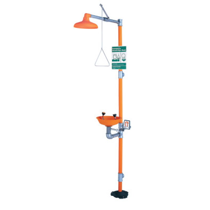 EYE WASH & SHOWER SAFETYSTATION W12" ORANGE-GUARDIAN *333*-333-G1902P