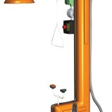HEATED SAFETY STATION W/EYE/FACE WASH BOT. INLET-GUARDIAN *333*-333-GFR3110
