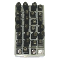 3/8" ROUND FACE LETTER SET FULL CHARAC-C.H.HANSON*337-337-25950