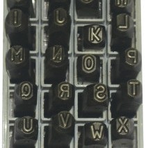 3/8" ROUND FACE LETTER SET FULL CHARAC-C.H.HANSON*337-337-25950