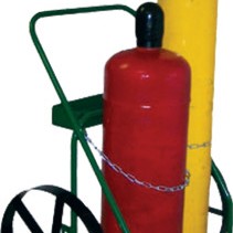 CART WITH SC-13 WHEELS 24" CYLINDER CAPACITY-SAF T CART INC-339-873-20