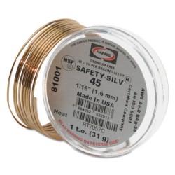 SILV BRAZ 45 1/32 50TO-HARRIS PRODUCTS-348-45150H