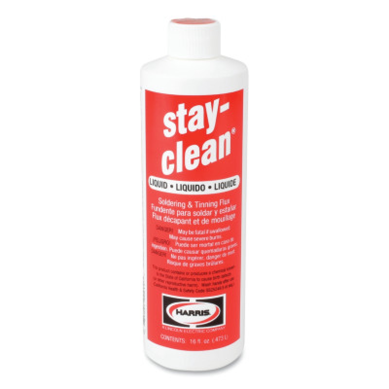 HA STA-CLEAN 16 OZ FLUX40003-HARRIS PRODUCTS-348-SCLF16