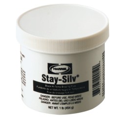 HA STA-SILV BLACK 1# FLUX40051-HARRIS PRODUCTS-348-SSBF1