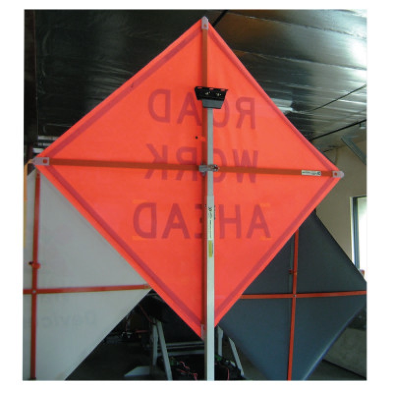 48" NON REFL VNYL SIGN W/FRAME-BE PRPD TO STOP-VIZCON A DIV OF-375-26048-EV-HF-BPTS