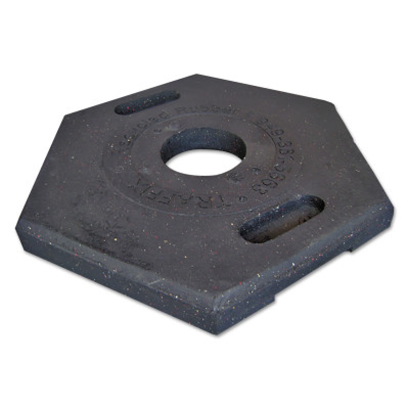 DEL. TUBE BASE ONLY  18HEX BLK RBR-VIZCON A DIV OF-375-42000-TB18