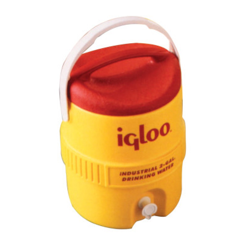 5 GAL YELLOW/RED PLASTICIND. COOLER-IGLOO CORP*385-385-451