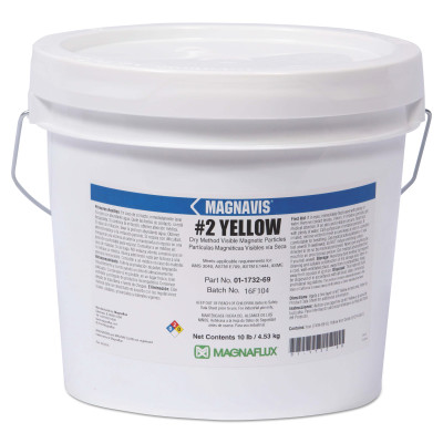 #2 YELLOW 45 LB DRY METHOD NON-FLORS. MATERIALS-MAGNAFLUX*387*-387-01-1732-87
