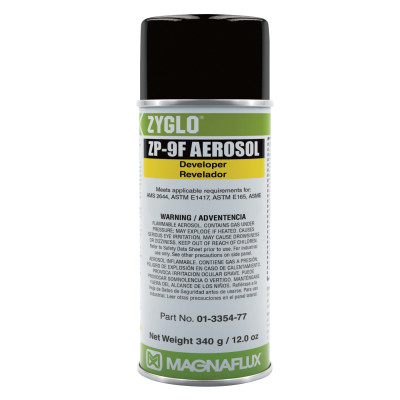 ZP-9F CASE OF 12-16OZ AEROSOL CANS-MAGNAFLUX*387*-387-01-3354-78