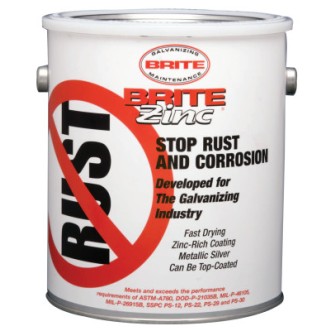 1 GALLON BRITE ZINC COLDGALVANIZE COMPOUND-CRC INDUSTRIES-388-B-200