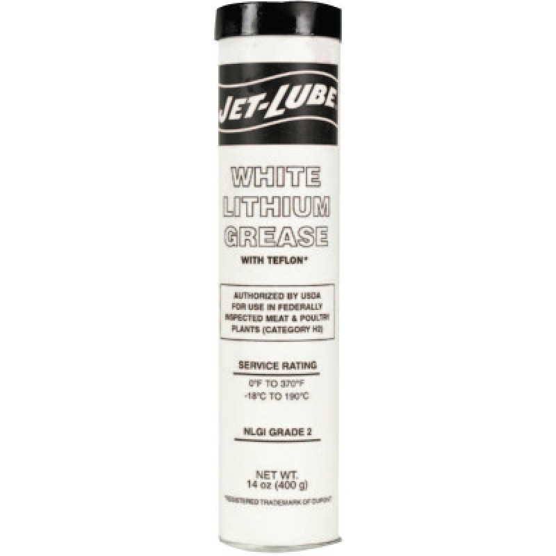 14 OZ. WHITE LITHIUM GREASE W/PTFE LITHIUM BASE-JET-LUBE  *399-399-50350