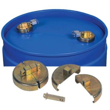 DRUM LOCKS FOR 55 GALLONPOLY DRUM 3/4" NPT-JUSTRITE MFG CO-400-08509