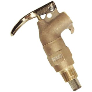 3/4" RIGID BRASS FAUCET-JUSTRITE MFG CO-400-08902