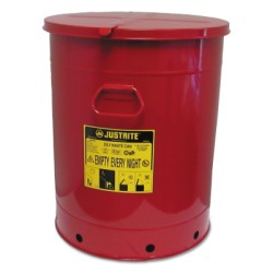 OILY WASTE CAN21 GAL HAND-JUSTRITE MFG CO-400-09710